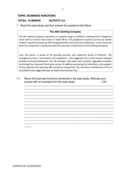 Grade 9 EMS Term 3 Business Functions | PDF | Debits And Credits | Receipt