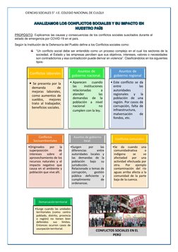 Conflictos Sociales en Perú y su Impacto | PDF | Conflicto social ...