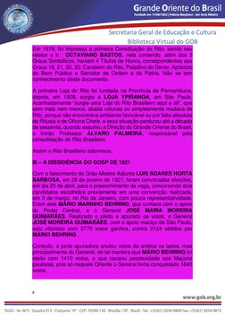 9 
 
Secretaria Geral de Educação e Cultura 
Biblioteca Virtual do GOB 
Em 1919, foi impressa a primeira Constituição do