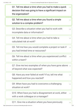 13/11/2022, 11:29
35 Amazon Leadership Principles Interview Questions & Answers
https://passmyinterview.com/amazon-leadership