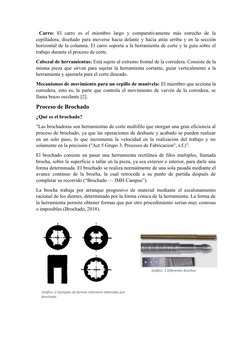 Gráfico  1 Diferentes brochas 
Gráfico  2 Ejemplos de formas interiores obtenidas por 
brochado
 Carro: El  carro  es  el  mi