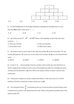 Grade 6 Math Assessment Practice | PDF | Mathematics | Elementary ...