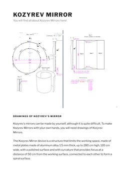 Kozyrev Mirror Construction Guide | PDF
