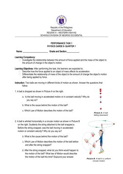 Republic of the Philippines
Department of Education
REGION VI – WESTERN VISAYAS
SCHOOLS DIVISION OF NEGROS OCCIDENTAL
PERFORM