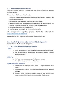 MCA Project Report & Synopsis Guidelines | PDF | Software Testing ...