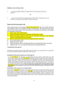 Project File Mca IGNOU MCA Project Proposal Guidelines | PDF | Art