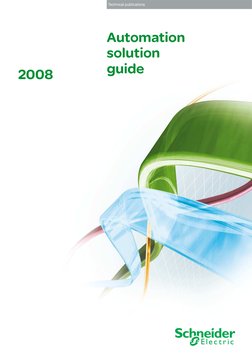 Automation 
solution 
guide
2008
Technical publications
