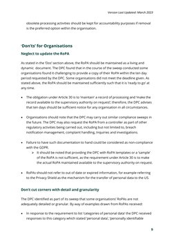 Version Last Updated: March 2023 
9 
obsolete processing activities should be kept for accountability purposes if removal 
is