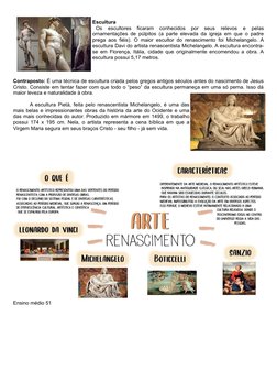 Escultura
Os  escultores  ficaram  conhecidos  por  seus  relevos  e  pelas
ornamentações de púlpitos (a parte elevada da igr