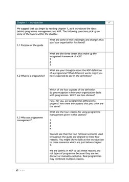 Sample Msp Programme Plan.pdf MSP 5th Edition Study Guide | PDF | Governance | Thought