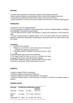 Potato Growing Guide.pdf Potato Farming Guide for Zimbabwe | PDF | Potato | Soil