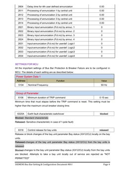 Siemens 7SS52 Busbar Configuration Guide | PDF