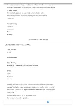GES Letter Samples for Applications | PDF