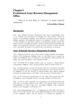 Philippine Army Manual 10-01 | PDF | Budget | Strategic Planning