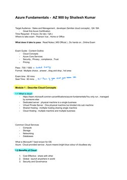 AZ-900 Microsoft Azure Fundamentals Guide | PDF | Cloud Computing ...