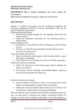 DevOps Lab Manual for VTU Students | PDF | Version Control | Selenium ...
