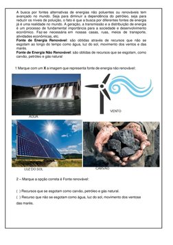 A busca por fontes alternativas de energias não poluentes ou renováveis tem 
avançado no mundo. Seja para diminuir a dependên