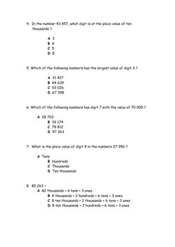 Year 4 Math Test Pdf Year 4 Mathematics Topical Test | PDF | Mathematics
