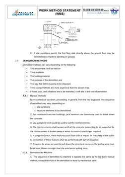 Demolition Method Statement for KLIA | PDF | Demolition | Crane (Machine)