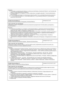 Unidad de aprendizaje 2: 
Proyectos de Inversión Pública, Presupuesto y Finanzas Públicas. 
Semana 5,6,7 y 8 
Logro esp