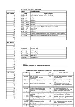 NLC Class Program Schedule 2024 | PDF