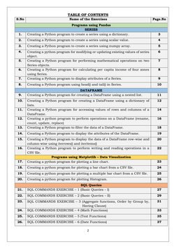 Class 12 IP Practical Programs Guide | PDF | Sql | Python (Programming ...