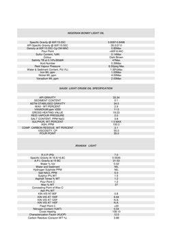 Crude Oil Specifications Overview | PDF | Petroleum | Chemical Process ...