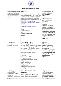 Simuno at Panaguri Lesson Plan for Grade 2 | PDF | Career & Growth
