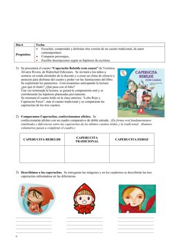 Actividades de Caperucita Roja | PDF | Caperucita Roja | Cuentos
