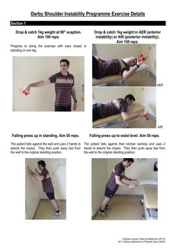 Derby Protocol.pdf Derby Shoulder Instability Protocol | PDF | Musculoskeletal System ...