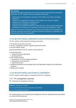 An Overview of the ITIL® Maturity Model  
5 
 
 
AXELOS® and ITIL® are registered Trade Mark of AXELOS Limited 
The swi