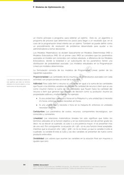 Modelos de Optimización (I) 
 
04 
SUMMA University® 
Nota Técnica preparada por SUMMA University. Su difusión, reproducció