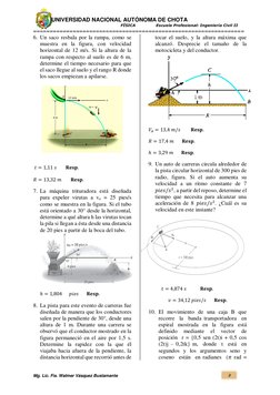 UNIVERSIDAD NACIONAL AUTÓNOMA DE CHOTA 
                                                                    FÍSICA