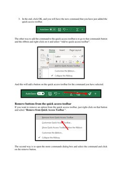 Quick Access Toolbar Explained | PDF | Computing | Graphical User ...