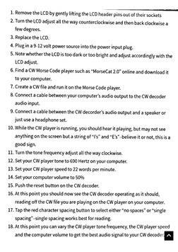 CW Decoder | PDF