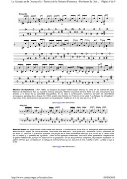 Melchor de Marchena (1907-1980). La alzapúa de pulgar-índice-pulgar alcanzó su cima en las manos del gran 
Melchor de March