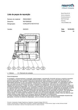 Lista de peças de reposição
16.08.2023
10
R902439601
R910995938
08/2023
Versão:
Desenho:
Número do material:
Designação:
Bosc