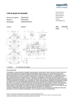 Lista de peças de reposição
16.08.2023
6
R902504921
R902453057
08/2023
Versão:
Desenho:
Número do material:
Designação:
Bosch
