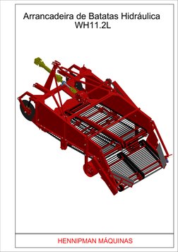 HENNIPMAN MÁQUINAS
Arrancadeira de Batatas Hidráulica
 WH11.2L

