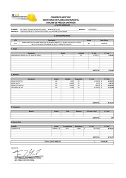 ELABORÓ:
FECHA:
MUNICIPIO:
PROYECTO:
ING. FREDY ROLANDO MORANTES PERICO
MAT.: 68202-112218 STD COPNIA
CONSORCIO AESP 2021
SEC