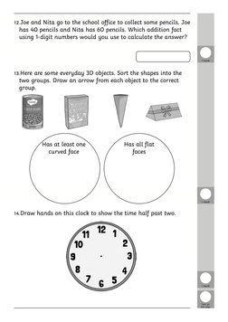 Year 2 - Maths GL Practice Paper | PDF