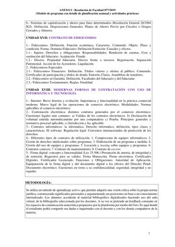 ANEXO I - Resolución de Facultad 877/2019 
(Modelo de programa con detalle de planificación semanal y actividades prácticas)