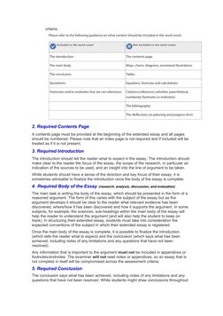 Extended Essay Formatting Guidelines | PDF | Essays | Note (Typography)