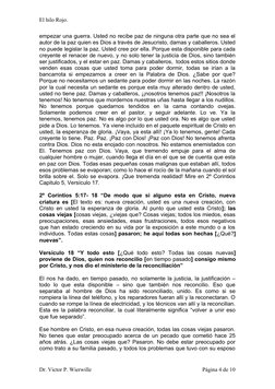 El hilo Rojo.
empezar una guerra. Usted no recibe paz de ninguna otra parte que no sea el
autor de la paz quien es Dios a tra