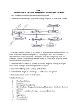 DBMS Introduction and ER Model Overview | PDF | Computers