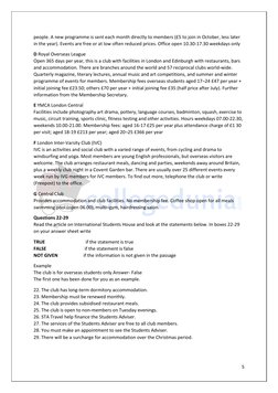 5 
 
people. A new programme is sent each month directly to members (£5 to join in October, less later 
in the year). Event