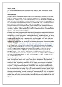 7 
 
Reading passage 3 
You should spend about 20 minutes on Questions 30-41 which are based on the reading passage 
below.