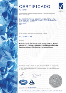 CERTIFICADO
No. 512440
Aprobado por
Impreso por
Código de validez 6A96C50D-20C
Compruebe la validez del certificado introduci