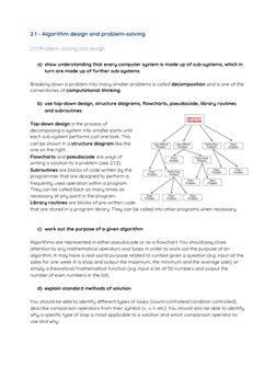 IGCSE Computer Science Paper 2 Notes | PDF | Table (Database) | Control ...