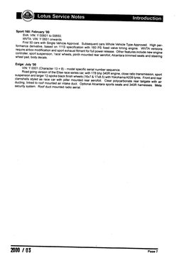LOTUS ELISE Service Manual Complete) | PDF